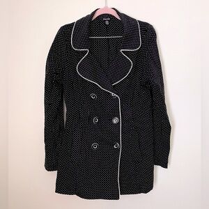 Beautiful tailored polka dot jacket